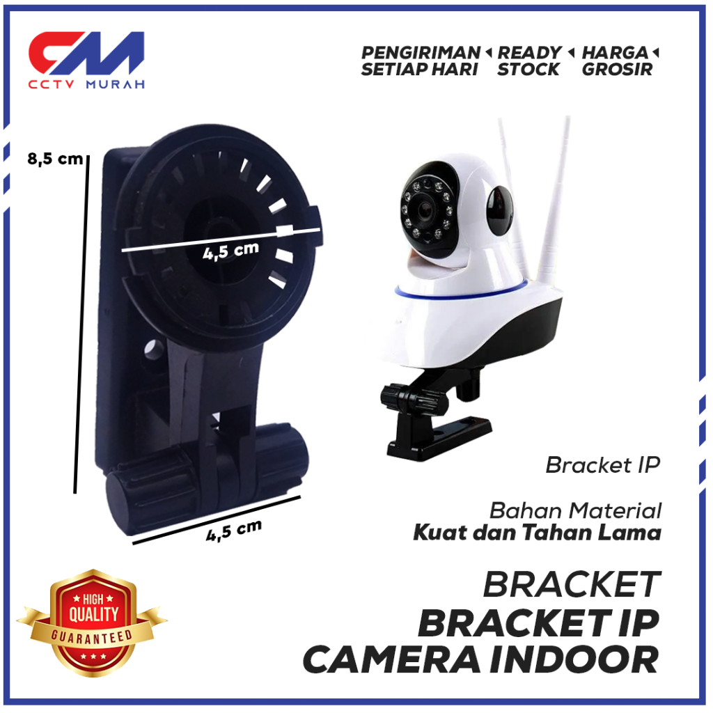 Bracket Ip Camera, Cocok Digunakan untuk Camera CCTV Ip/Wifi. Bracket Camera Ip Indoor