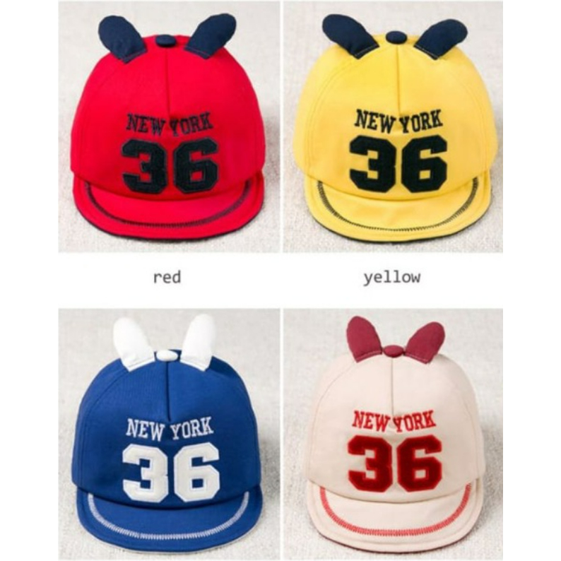 Topi Baseball New York Anak 1-3 Tahun Topi Baseball Anak Import Fashion Anak Unisex CBKS VC