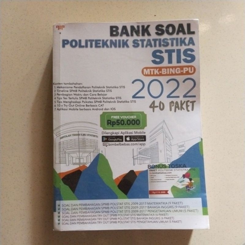 [preloved] BANK SOAL POLTAT STIS - buku kedinasan buku skd kedinasan stis, latihan soal stis