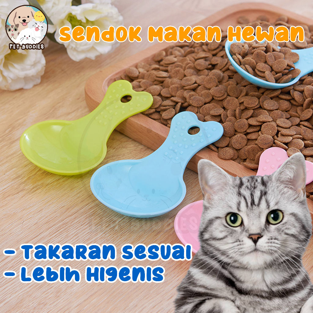 [FREE BONUS]Sendok Takar Makanan Kucing/Anjing Food Scoop Hewan