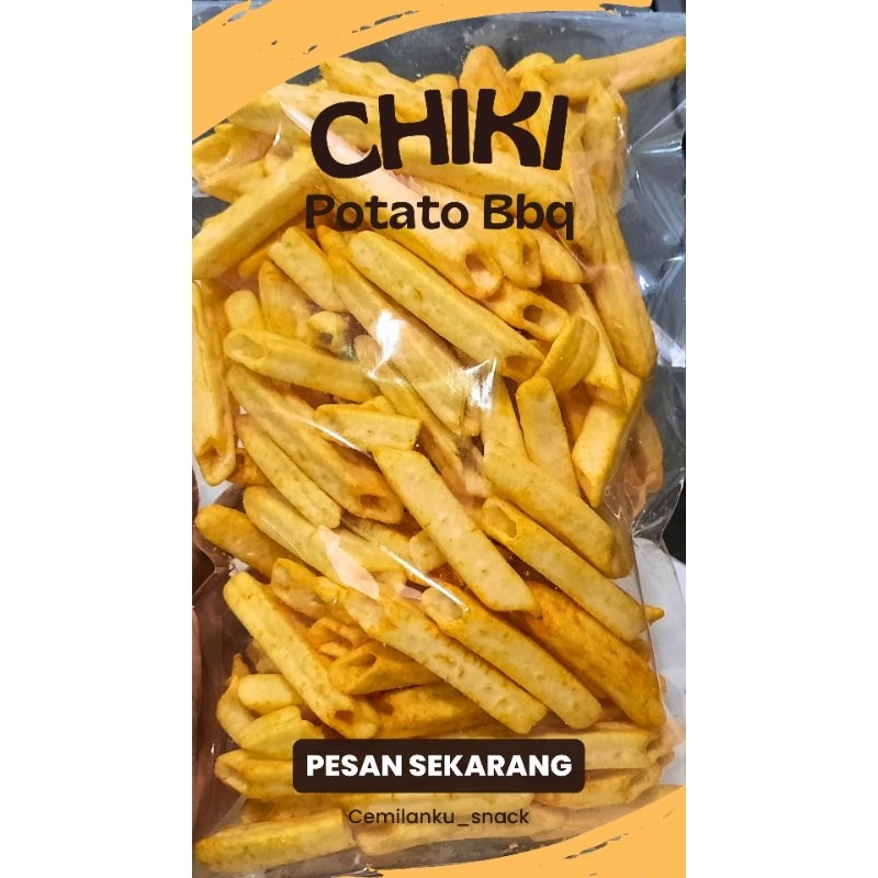 

chiki potato barbeque kentang goreng bbq gurih renyah