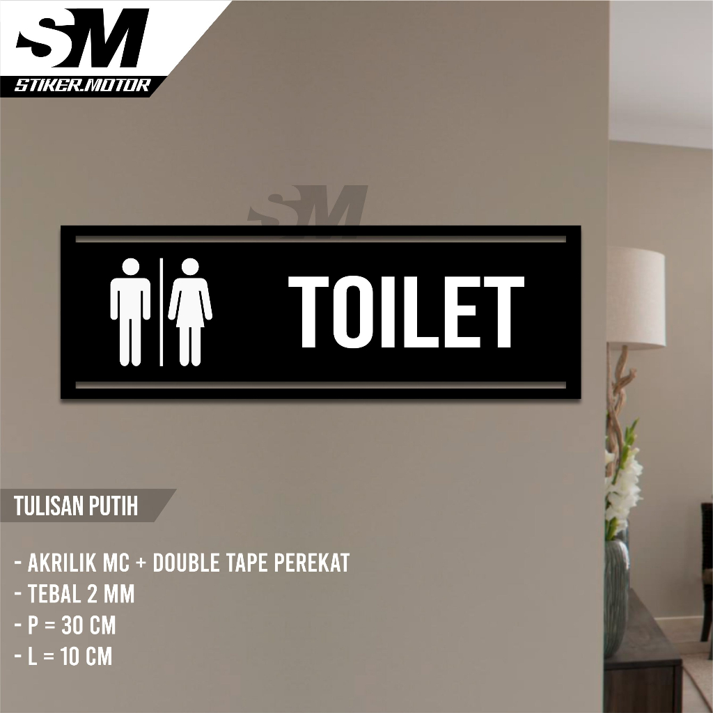 

SIGN BOARD AKRILIK TOILET WANITA PRIA