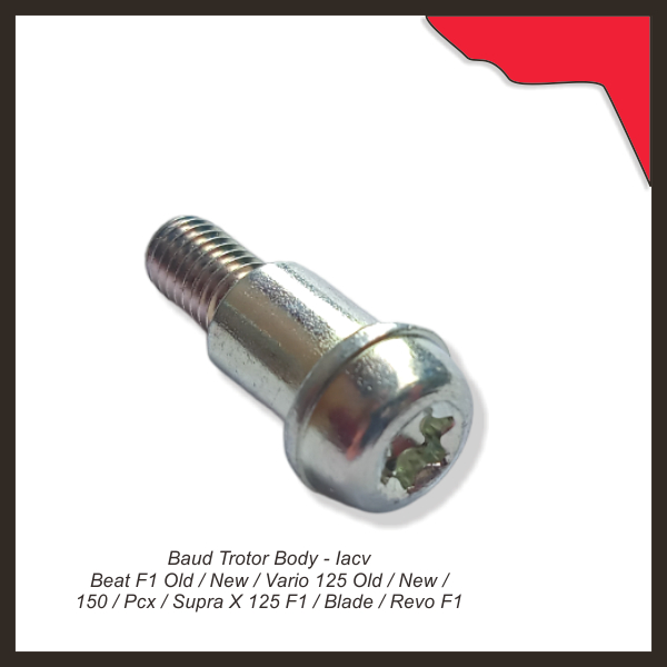 Baud Trotor Body - Iacv Beat F1 Old / New / Vario 125 Old / New / 150 / Pcx / Supra X 125 F1 / Blade