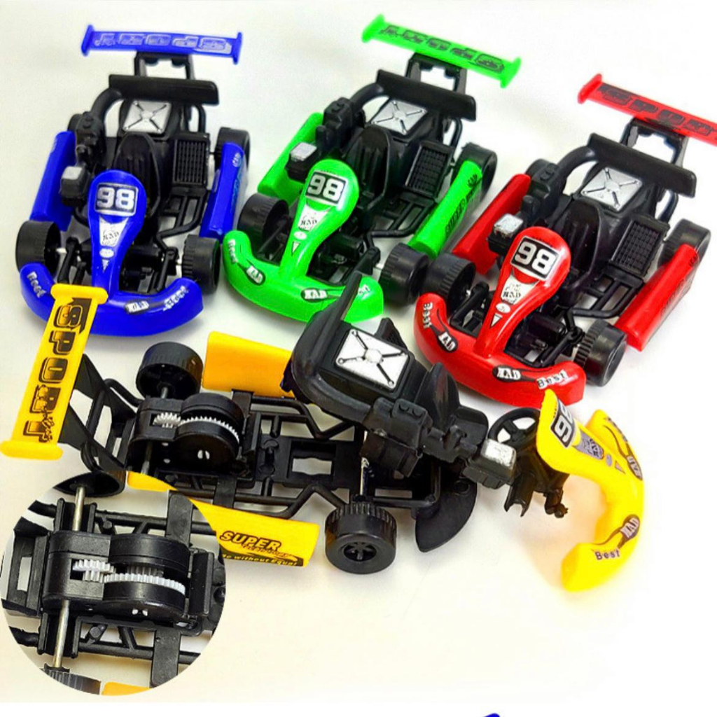 [FUNNY]Mainan Mobil Balap Pullback Car / Mainan Roda / Pull Back Colorful / Mainan Anak Driving / Mainan Mobil Tarik