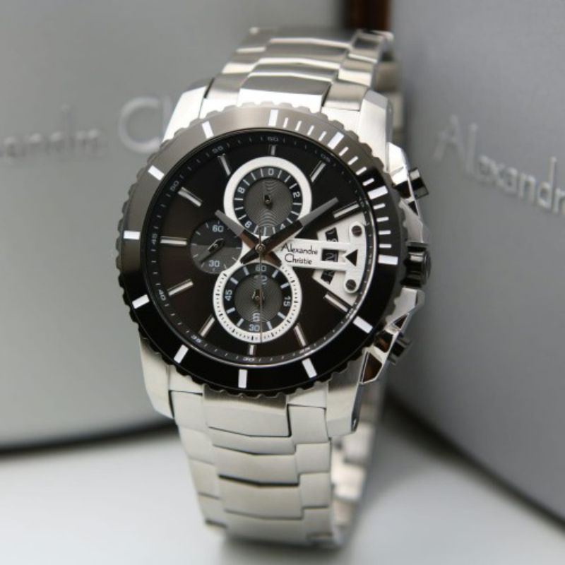 Jam Tangan Pria Alexandre Christie /Alexander Christie / Alexandre Christie Pria AC 6455 MC Original