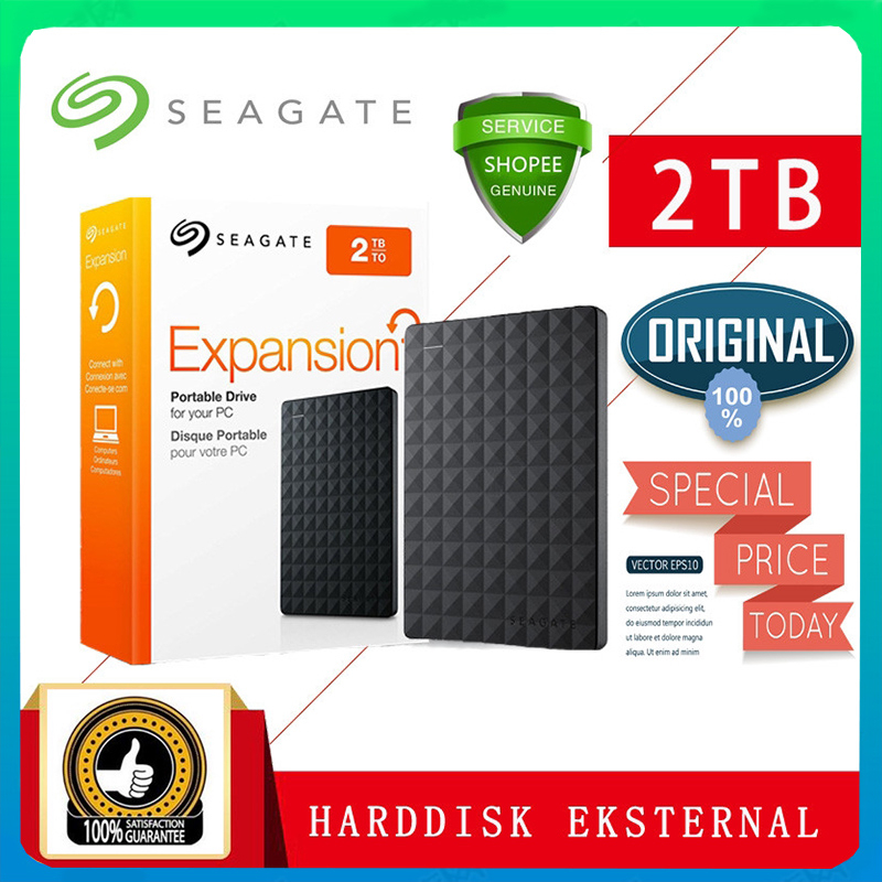 Hardisk Eksternal Seagate HDD 2TB/1TB Harddisk USB3.0 External Hard Drive Hard Disk HDD