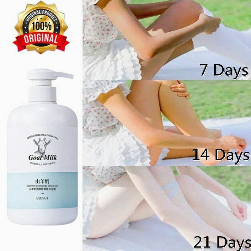 Sabun pemutih badan Sabun mandi cair Whitening body wash 800ML pemutih kulit mengelupas kulit kulit halus