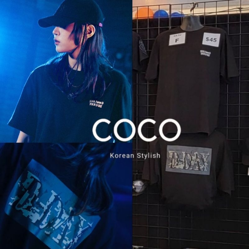 Kaos suga agustd yoongi haegeum amygdala bts d-day konser merch paling murah bt21 like crazy set me 