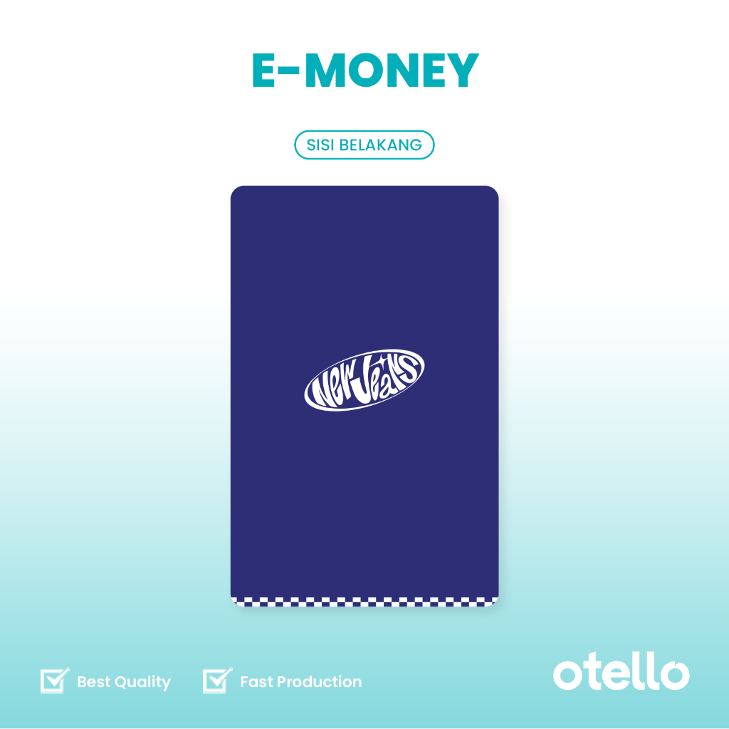 Kartu eMoney New Jeans Merchandise KPOP e-Money eToll Bunnies Tokki K-Pop Fans