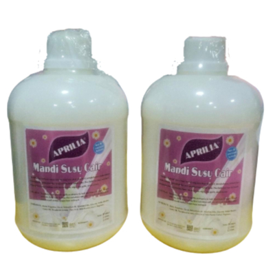 

MANDI SUSU CAIR plus BATHFOAM APRILIA/ sabun mandi susu pemutih badan (stiker UNGU)