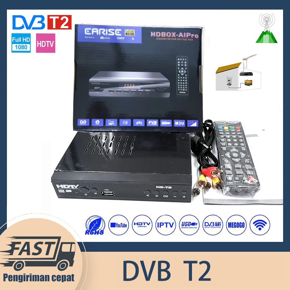 Set Top Box Tv Digital DVB T2 / TV DIGITAL DVB T2 SET TOP BOX WIFI STB Antena SUPER HD+hdmi +wifi+rca/ STB Receiver TV Digita