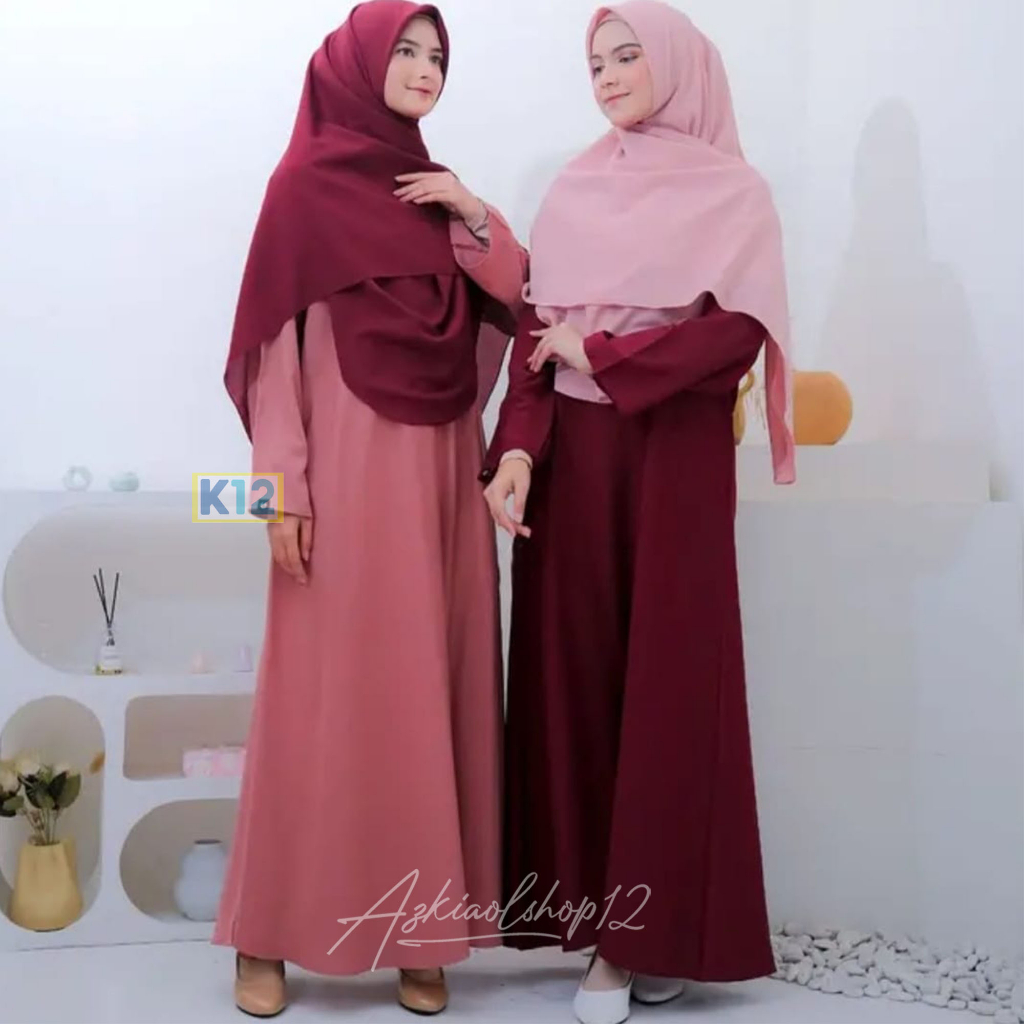 ABAYA BASIC POLOS ABAYA ARAB