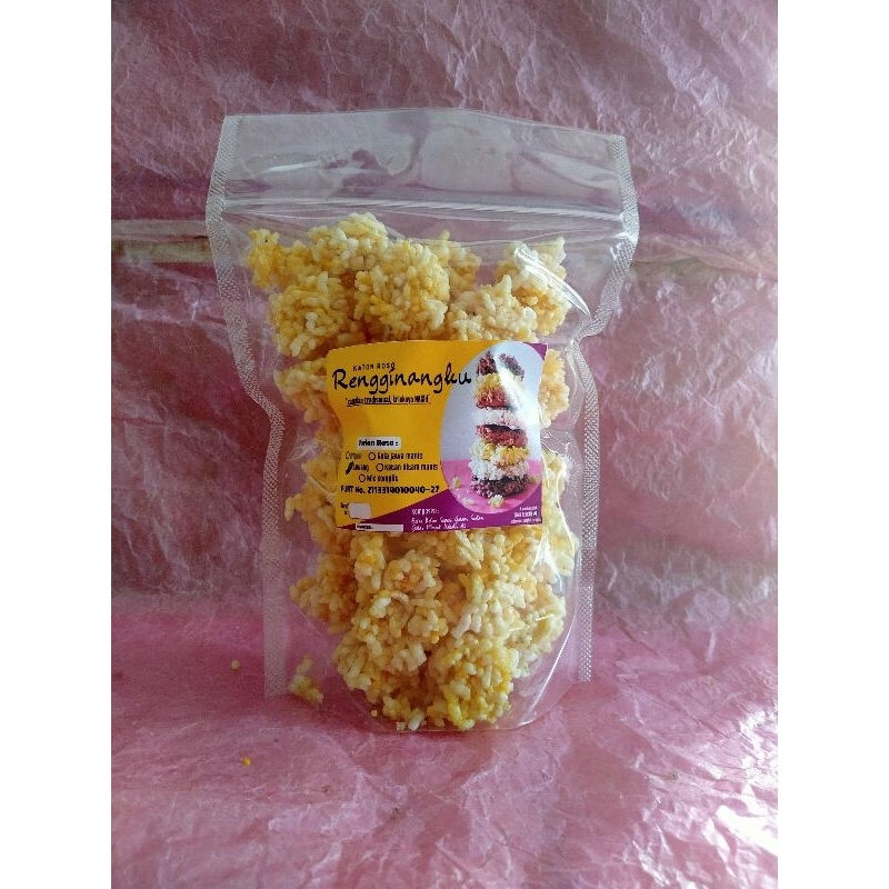 

Rengginang Matang Mini/Koin Rasa Bawang 125gram/Pouch