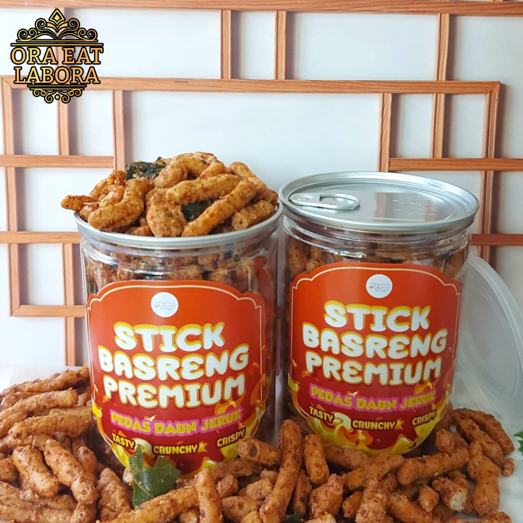 

Can Stick Basreng Pedas Daun Jerung Stik Sultan Pedes Kualitas Premium - Ora Eat Labora