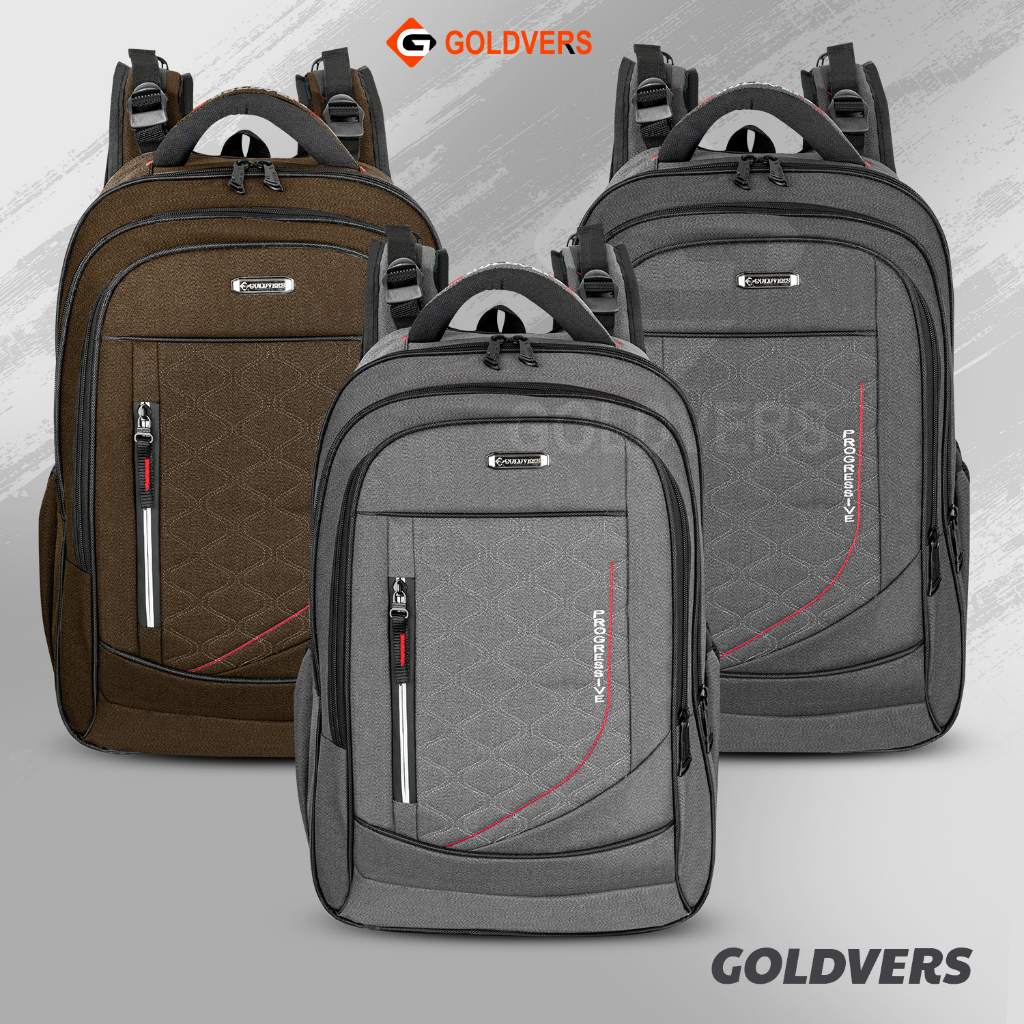 Tas Ransel Sekolah Polo Goldvers Pria Wanita Tas Backpack Ransel Laptop 14inch Original Improt