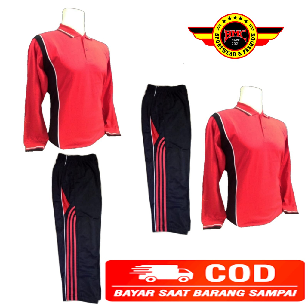 Setelan olahraga lengan panjang pria wanita/Setelan baju olahraga/Training olahraga pria wanita
