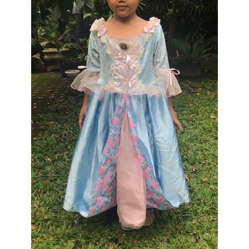 Gaun princess anak barbie