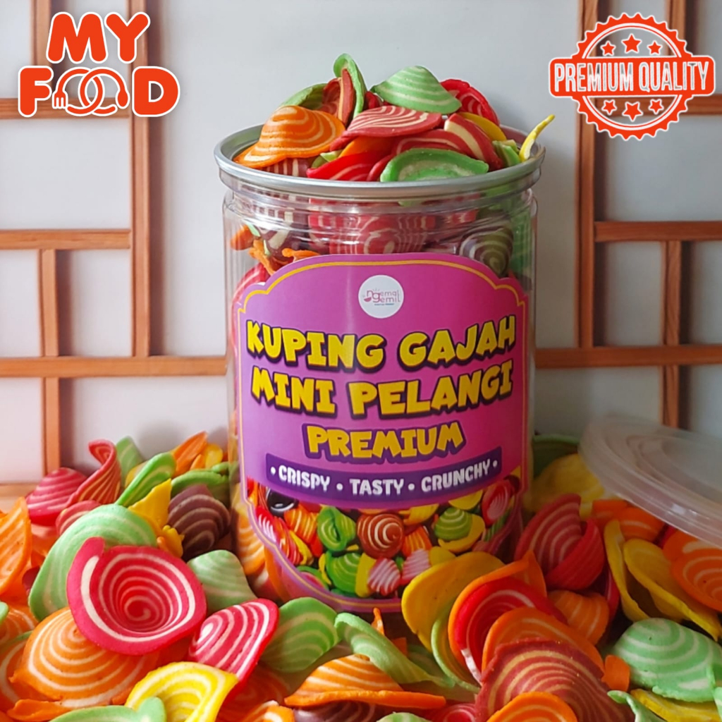 

[Myfoodofficial] - Can Kuping Gajah Mini Pelangi Kualitas Premium