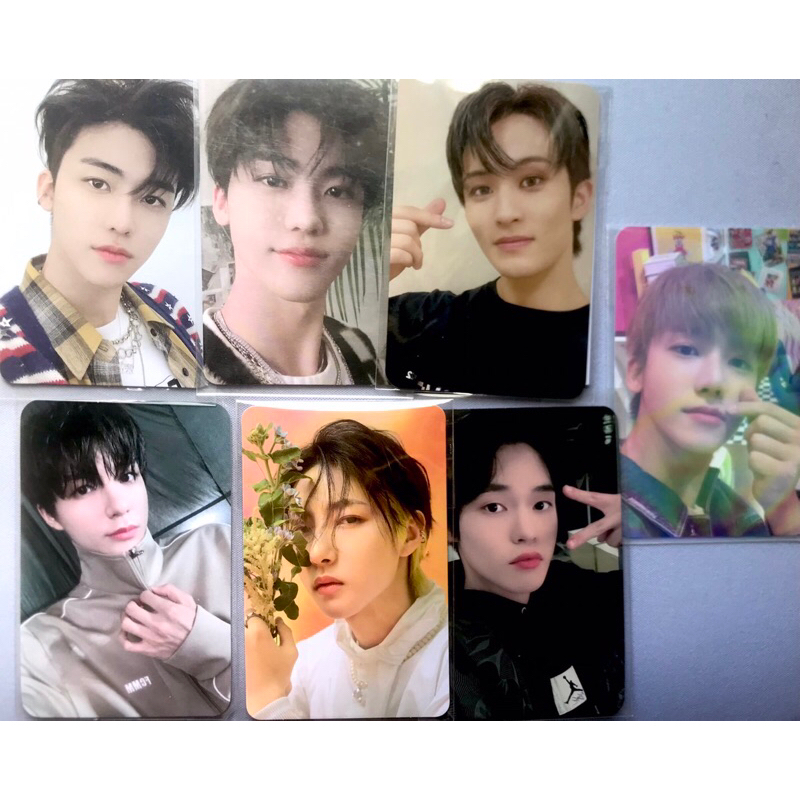 Photocard pc jaemin jeno mark chenle crazy boring mumo 2baddies luggage ticker pob candy muplant fcm