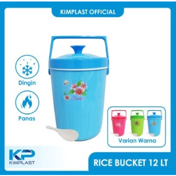 Rice Bucket 17 Liter /Termos Nasi / Termos es Plastik Kimplast
