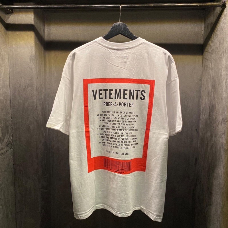 VETEMENTS Tee Oversize Travis Scott Casual Cotton Tshirt Staunch Drool Represent Tee