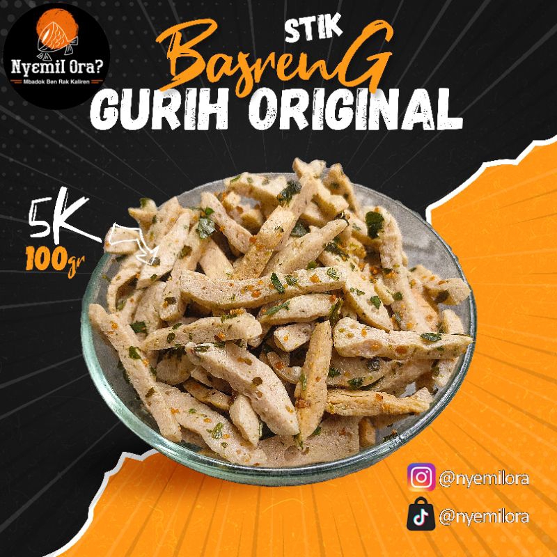 

Basreng stik original daun jeruk