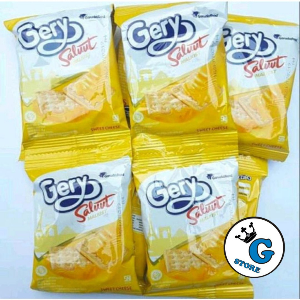 

GERY SALUT MALKIST RENCENG CHEESE KEJU ISI 10 PSC × 20 Gr