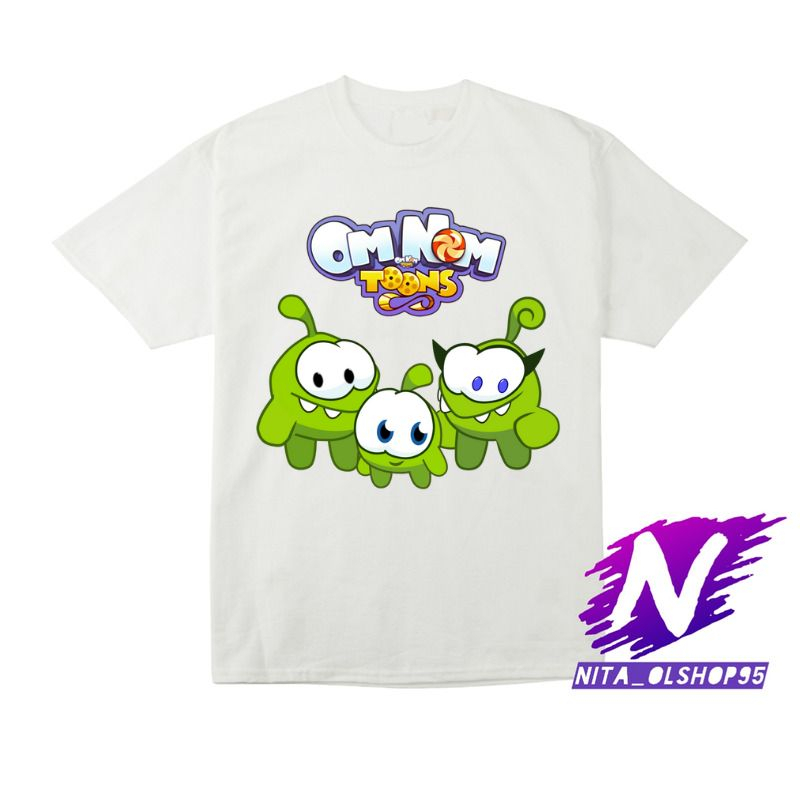 baju anak kaos anak om nom toons