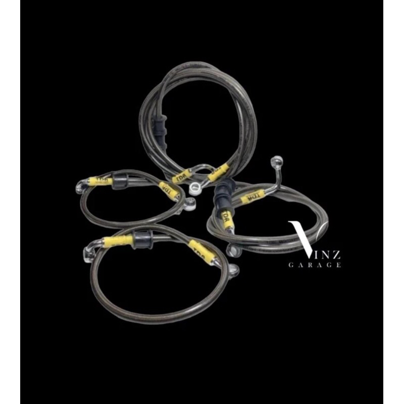 Selang Rem TDR Nmax ABS Selang Rem TDR Nmax Abs Set Depan Dan Belakang Carbon Original TDR Selang Re