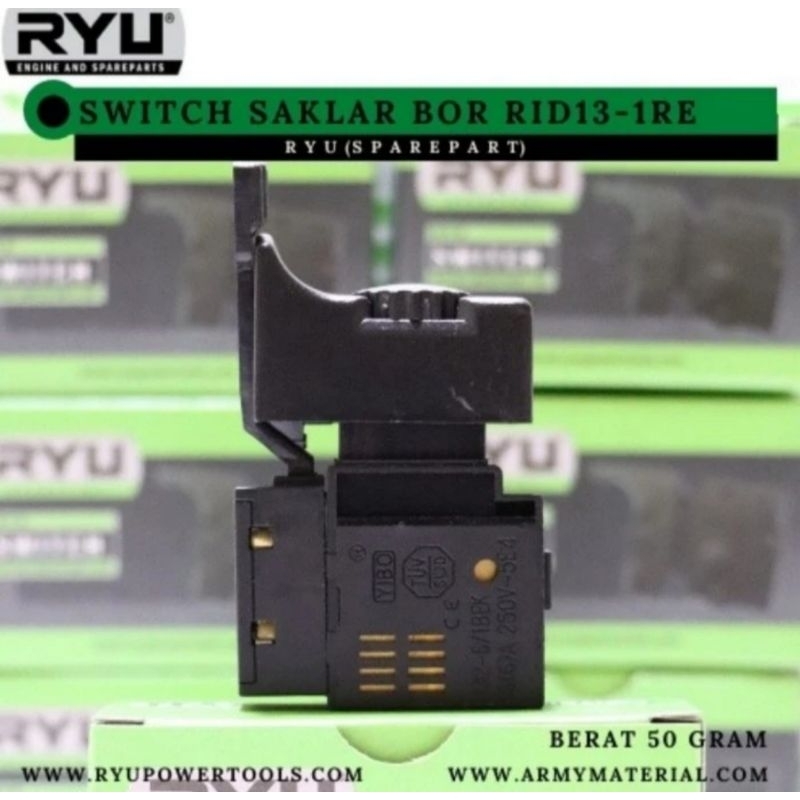 SAKLAR BOR 10 MM DAN 13 MM RYU / SWITCH BOR RYU