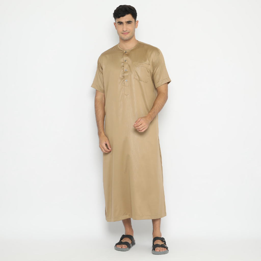 SHOHIB GAMIS PRIA MAROKO LENGAN PENDEK