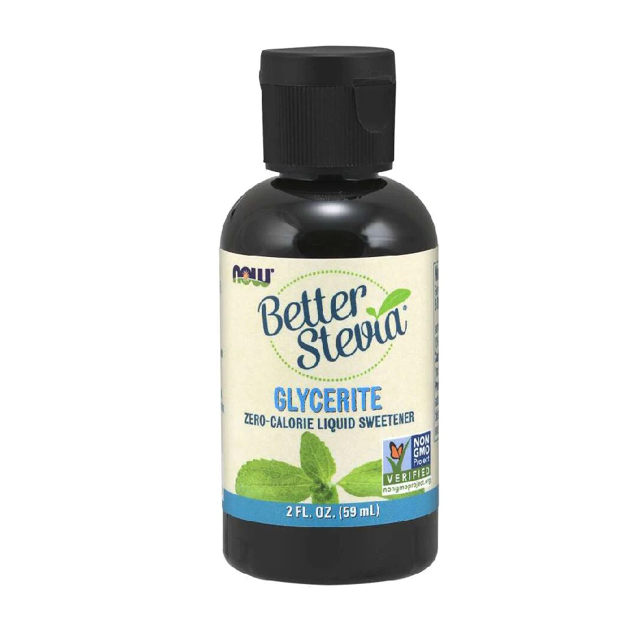 Now Foods Better Stevia Glycerite Liquid Sweetener 59 mL