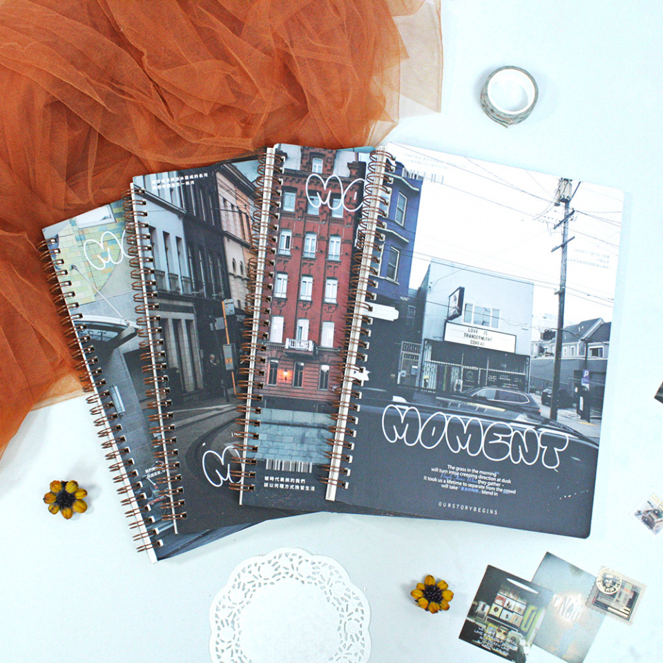 

Moment Around The City Spiral Ruled Notebook B5 Buku Tulis Sampul Tema Kota Eropa Kertas Bergaris