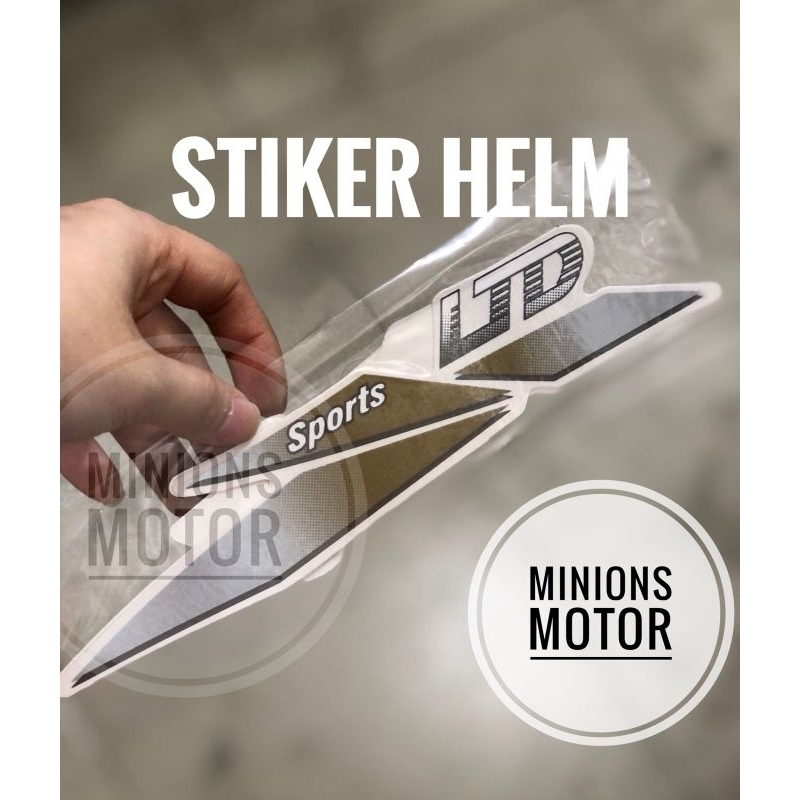 Stiker helm ltd set sticker helm