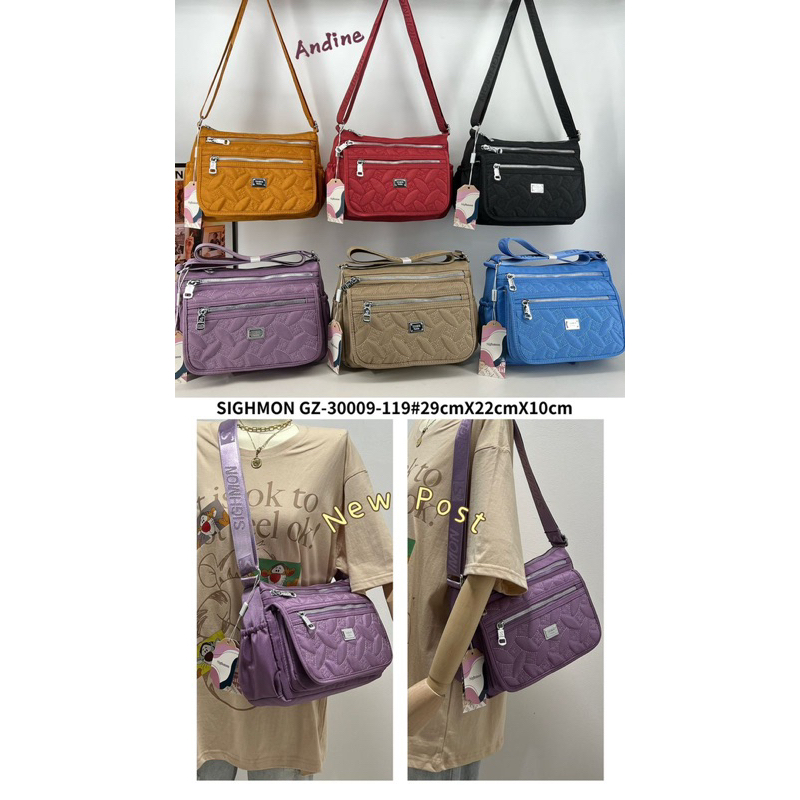 GZ30009-119 TAS SELEMPANG WANITA IMPORT SIGHMON