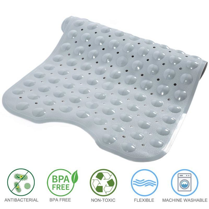 40x100cm Bathroom Mat Anti Slip Bathtub Mat Mat Keset Kamar Mandi Dengan Cangkir Hisap