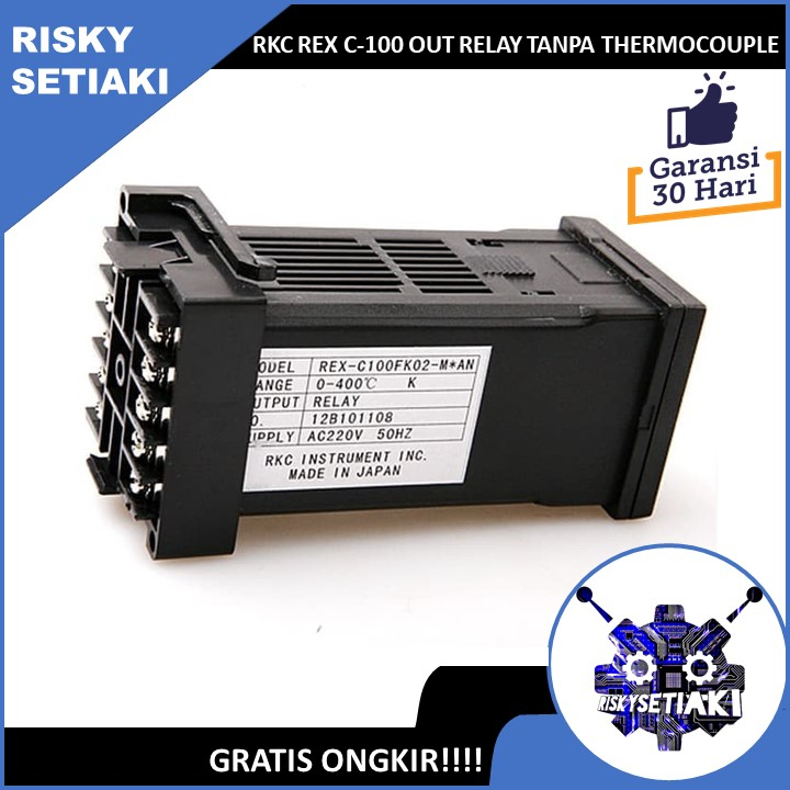 RKC REX C-100 OUT RELAY TANPA THERMOCOUPLE