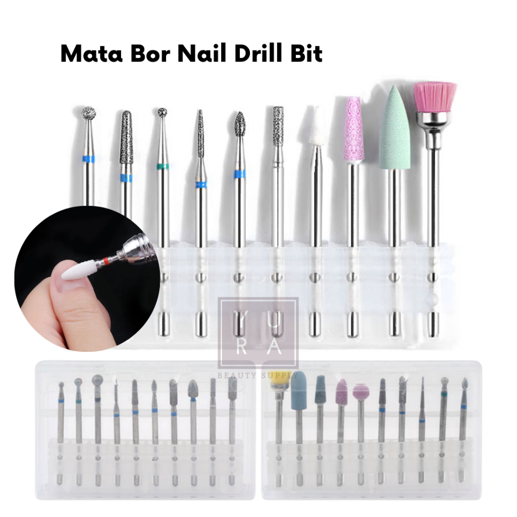 Mata Bor Nail Drill Bit Set Nail Files Electric Machine for Manicure