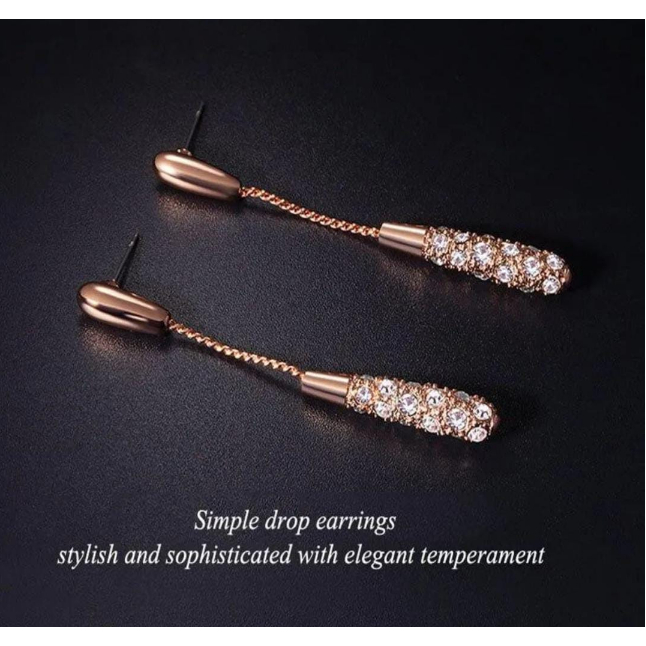 DHIO - Sepasang anting modis elegan wanita korea