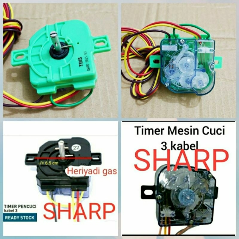 timer mesin cuci polytron sharp akari sanken 3 kabel LG 2 tabung