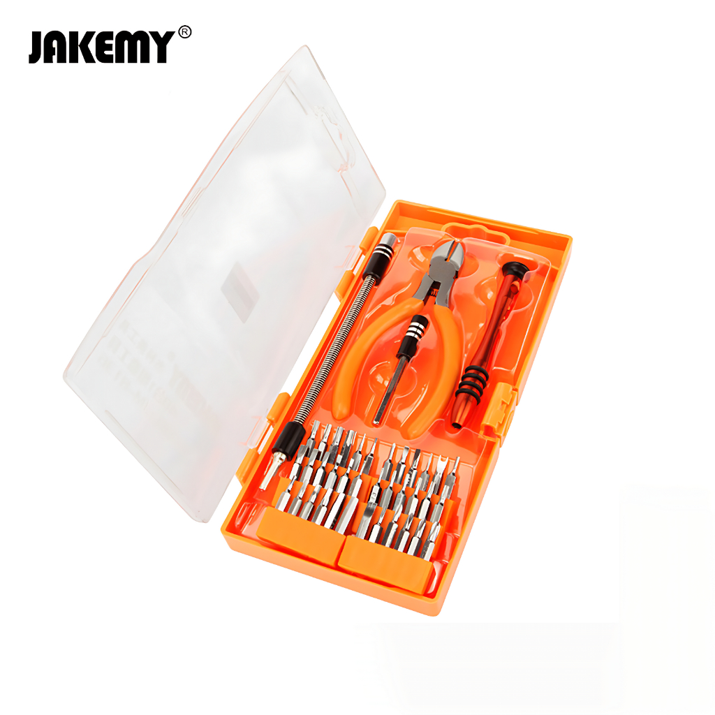 Jakemy Obeng set 40 in 1 Chrome Vanadium Disassembling Multi-Bit - JM-8136 Original