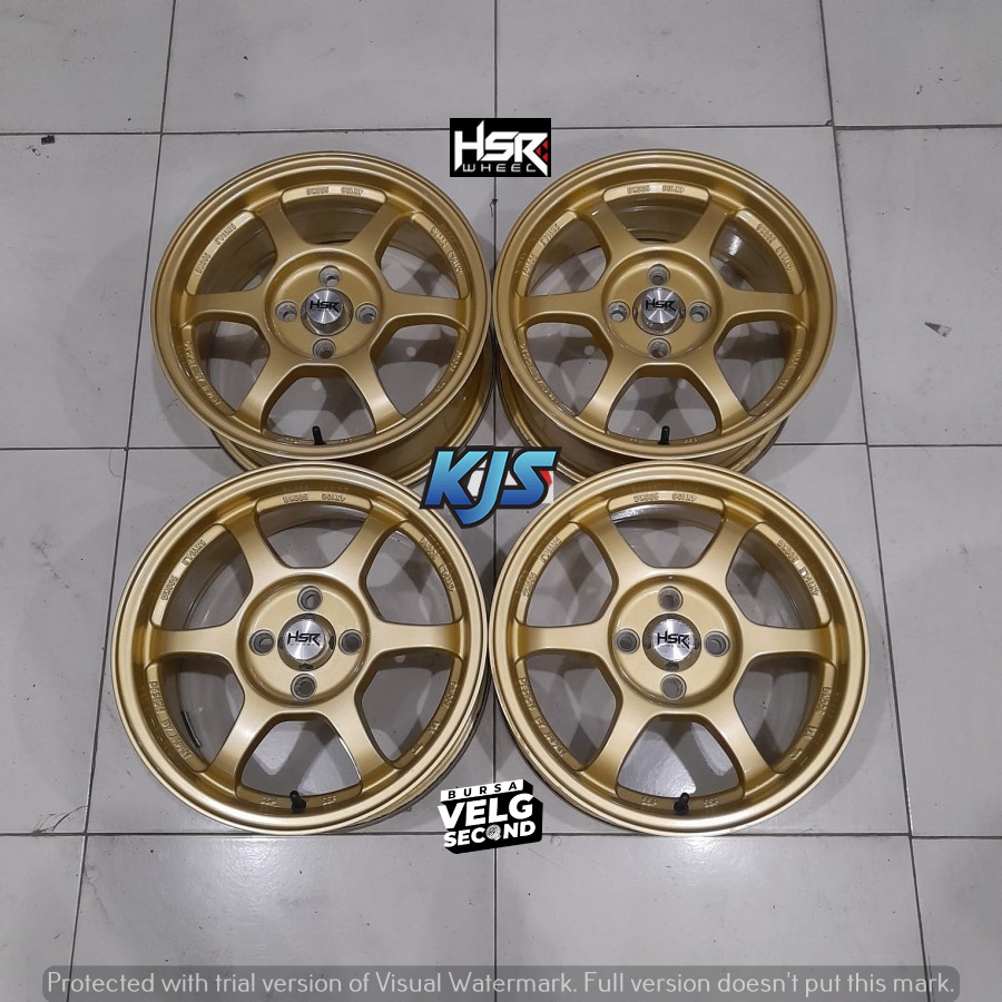 VELG MODEL YUZAWA(HSR) R15X6,5 4X100ET38GOLD