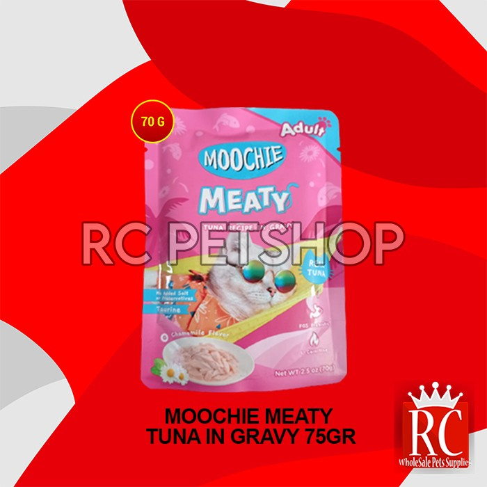 Makanan Basah Kucing Moochie Wet Food Pouch Sachet 70 Gram