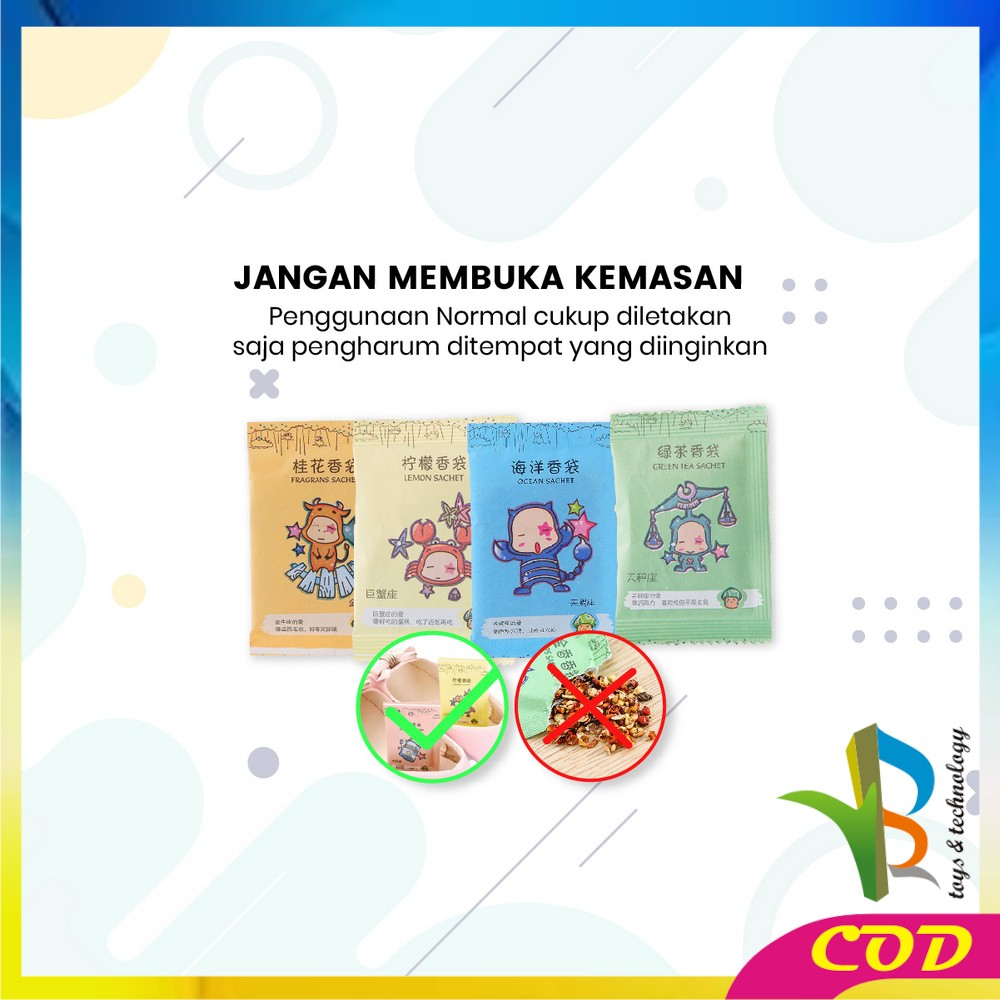 RB-C835 Pengharum Ruangan Sachet Pewangi Ruangan Aromaterapi / Parfum Ruangan Saset Mini Pewangi Lemari Pakaian / Pewangi Mobil / Pewangi Mini Ruangan