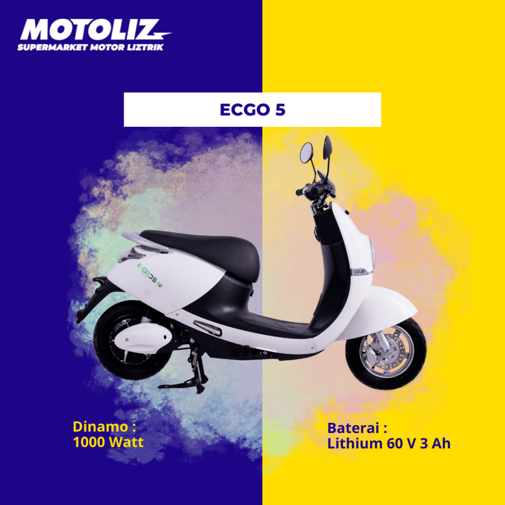 ECGO 5 KENDARAAN LISTRIK GEJAYAN JOGJA ELECTRIC MOTOR
