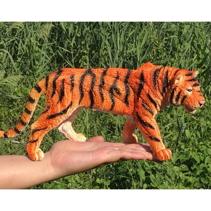 Ukuran Besar Figure Hewan  Wild Animal Animal Model Toys Koleksi Mainan Binatang Karet Gajah Macan Beruang Harimau Zebra Buaya Savannah Afrika Lion King Anak Hadiah Mainan Pendidikan Dini