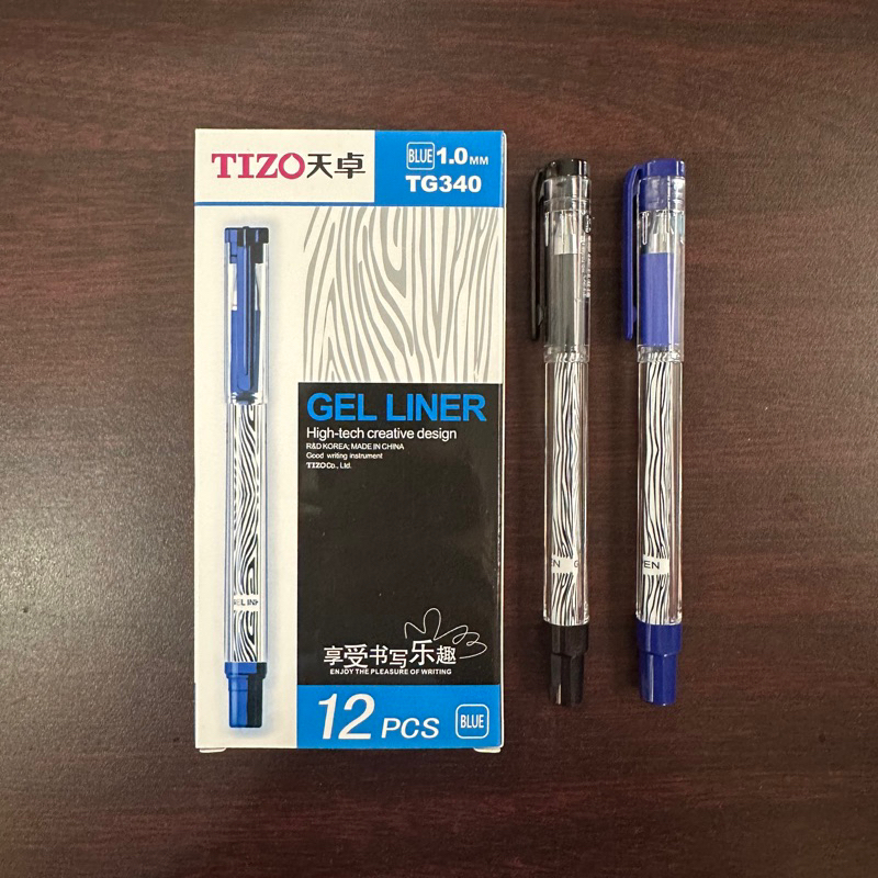 

Pulpen / Ballpoint / Pen TIZO TG340 (1PCS) Hitam Biru