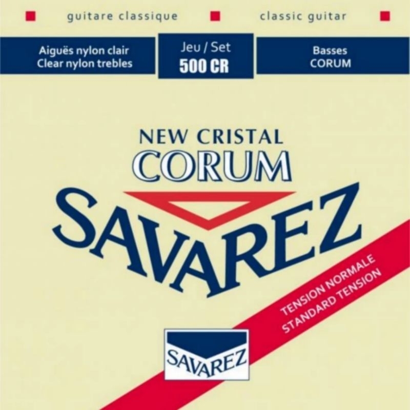Savarez 500 CR - New Crystal Corum Normal Tension Classical Strings