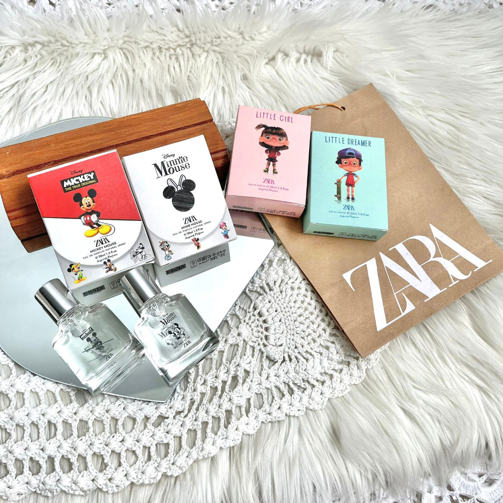 [Ori Segel] Zara Eau De Parfum Kids 30 ml - FREE paperbag Minyak Wangi Tahan Lama