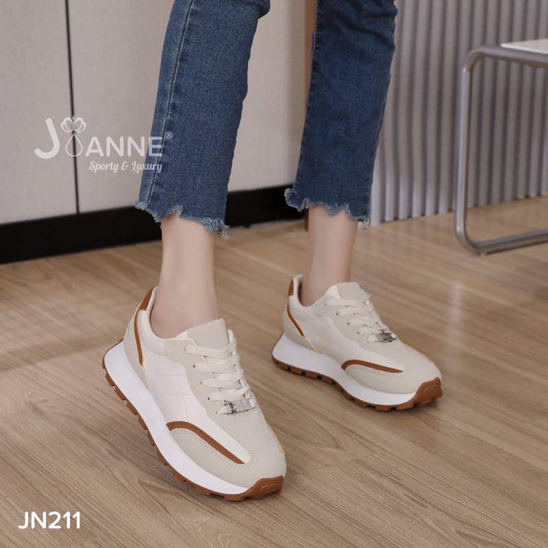 [ORIGINAL] JOANNE Leather Sport Sneakers Shoes Sepatu Wanita #JN211